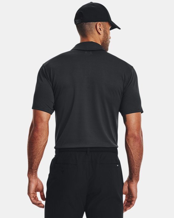 Men's UA Playoff 3.0 Stripe Polo in Black image number 1